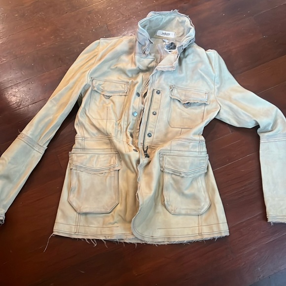 Meryl Waxed Suede Jacket Chamois - Picture 6 of 13